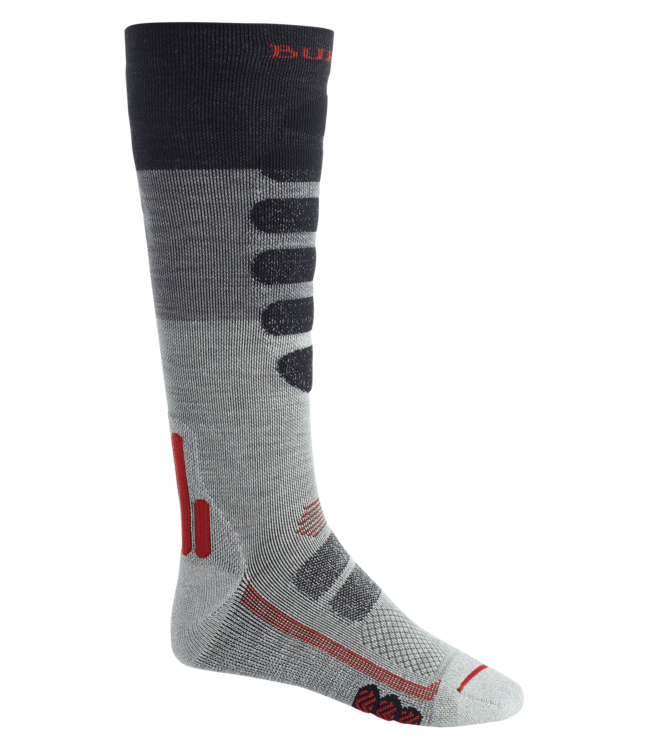 BURTON PERFORMANCE + LIGHTWEIGHT COMPRESSION SOCKS GREY HEATHER 2026