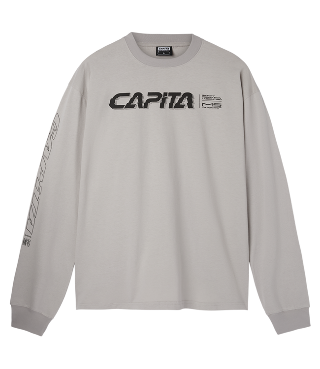 CAPITA MENS GRAVITY LS TEE LIGHT GREY 2026