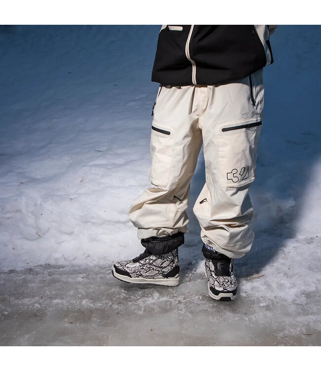 THIRTYTWO TM-2 DOUBLE BOA X VIZZ SNOWBOARD BOOTS WHITE/BLACK 2026