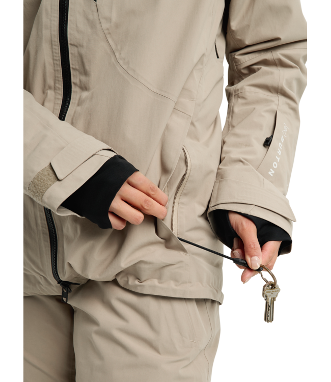 BURTON WOMENS AK GORE EMBARK JACKET SUMMIT TAUPE 2026
