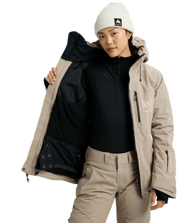 BURTON WOMENS AK GORE EMBARK JACKET SUMMIT TAUPE 2026