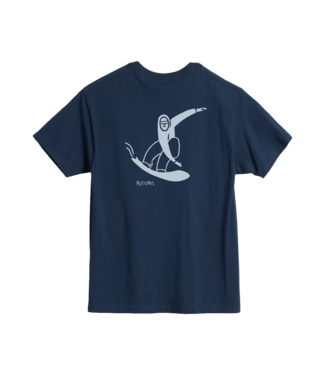 AUTUMN AUTUMN COPILOT SHORT SLEEVE TEE NAVY