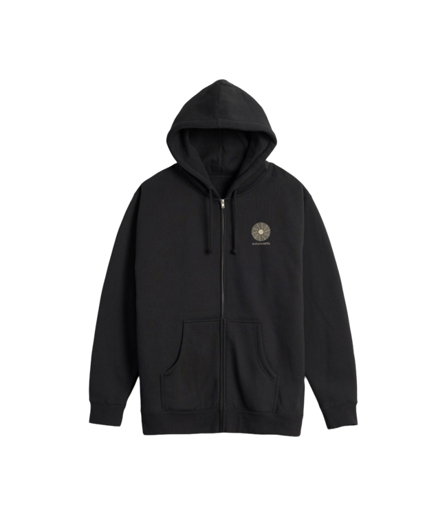 AUTUMN MTN ZIP HOODIE BLACK