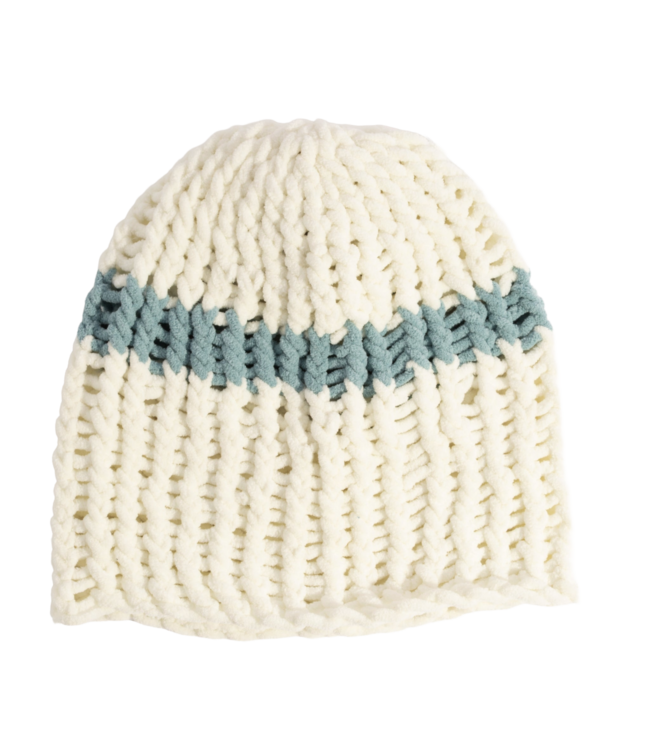 COAL LAMPSHADE SKULLY BEANIE OFF WHITE / BLUE 2026