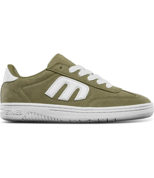 ETNIES MENS LOCUT SHOE HO25 OLIVE/WHITE