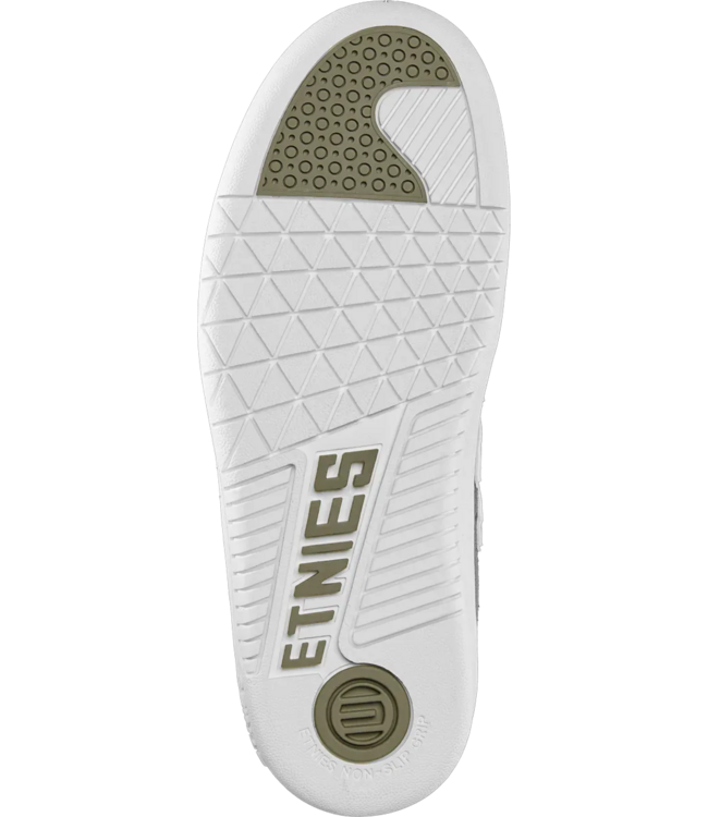 ETNIES MENS LOCUT SHOE HO25 OLIVE/WHITE