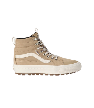 VANS VANS WOMENS SK8-HI WATERPROOF INSULATED SHOES TAN/WHITE