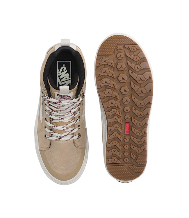 VANS WOMENS SK8-HI WATERPROOF INSULATED SHOES TAN/WHITE