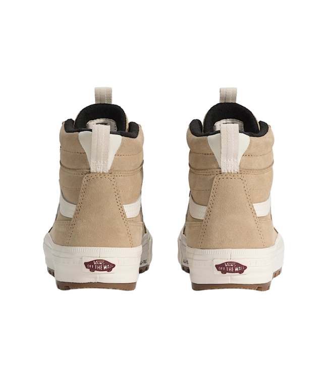 VANS WOMENS SK8-HI WATERPROOF INSULATED SHOES TAN/WHITE