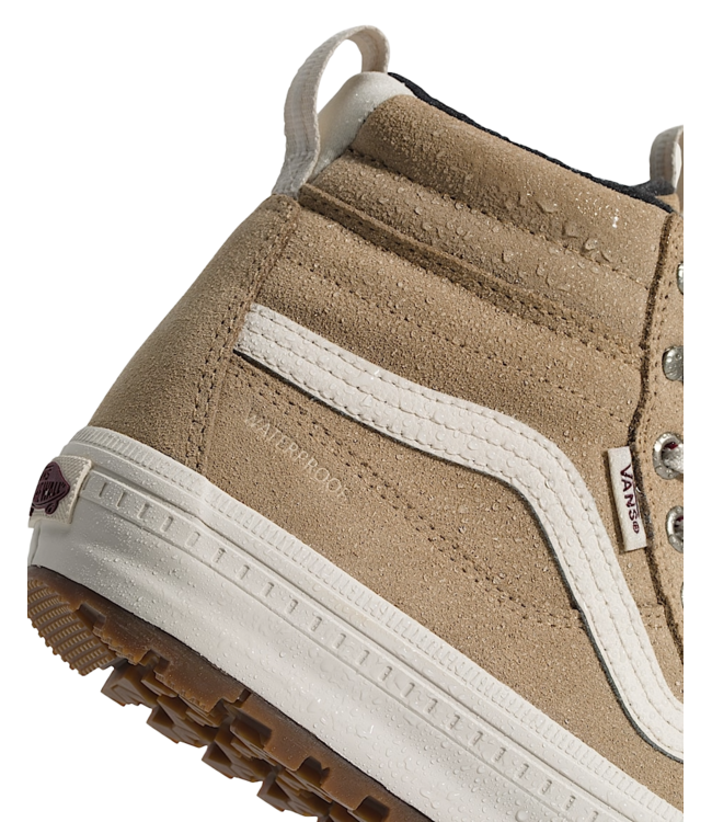 VANS WOMENS SK8-HI WATERPROOF INSULATED SHOES TAN/WHITE