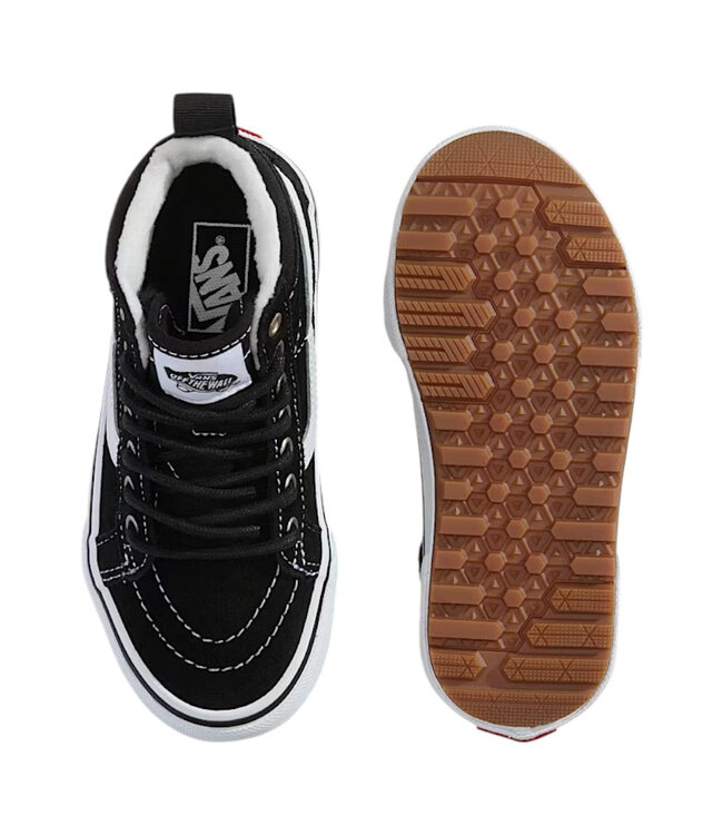 VANS GIRLS MTE SK8-HI SHOES BLACK/WHITE