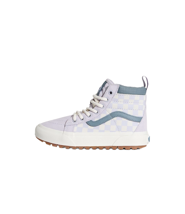 VANS GIRLS MTE SK8-HI SHOES FA25 (EMY) CHECK LILAC MIST