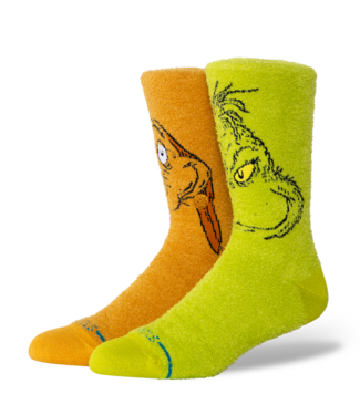 STANCE STANCE MENS GRINCH AND MAX SOCKS HO25 GREEN