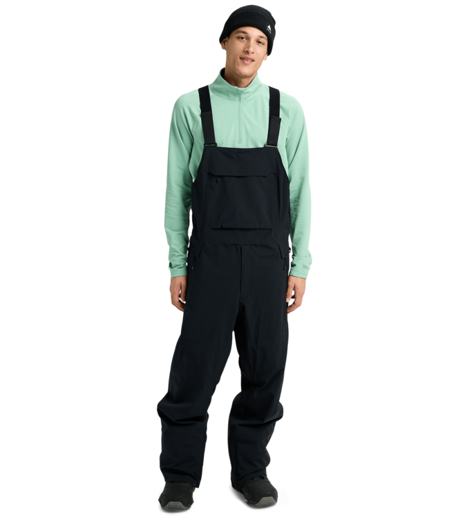 BURTON RESERVE 2L STRETCH BIB PANTS TRUE BLACK 2026