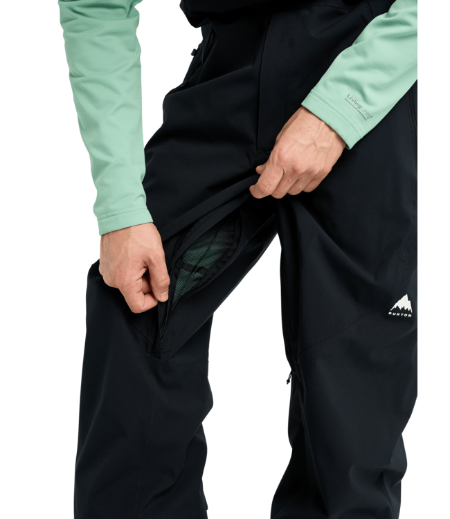 BURTON RESERVE 2L STRETCH BIB PANTS TRUE BLACK 2026