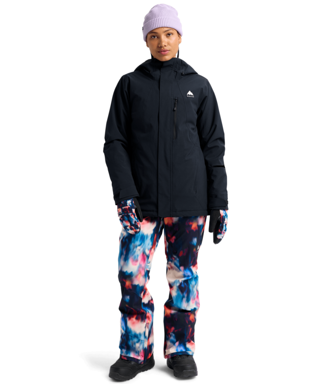 BURTON WOMENS RESERVE 2L INSULATED STRETCH JACKET TRUE BLACK 2026