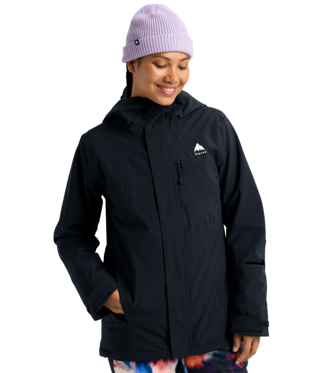 BURTON WOMENS RESERVE 2L INSULATED STRETCH JACKET TRUE BLACK 2026