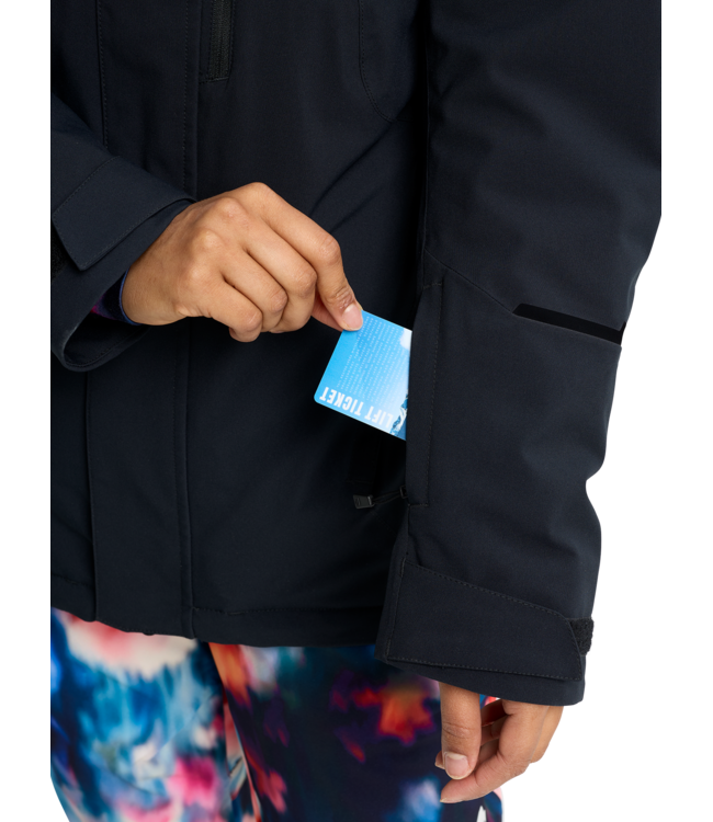 BURTON WOMENS RESERVE 2L INSULATED STRETCH JACKET TRUE BLACK 2026