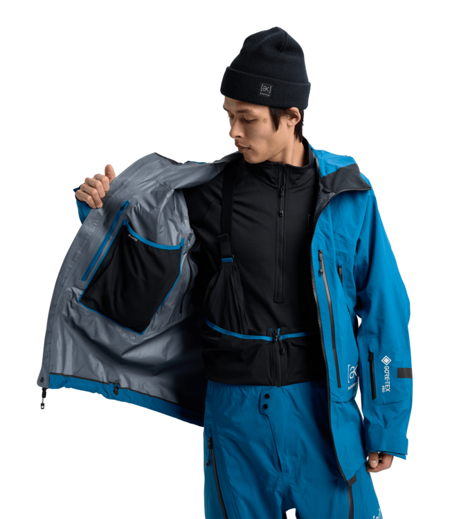 BURTON ACAMAR GORE TEX PRO 3L JACKET BLUE TEAL 2026