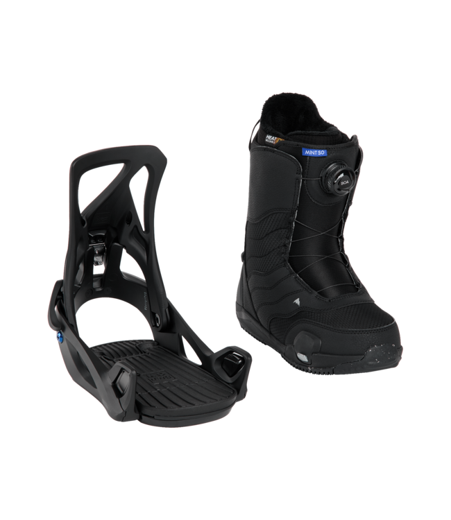 BURTON WOMENS STEP ON PACKAGE (BOOT/BINDING) BLACK 2026