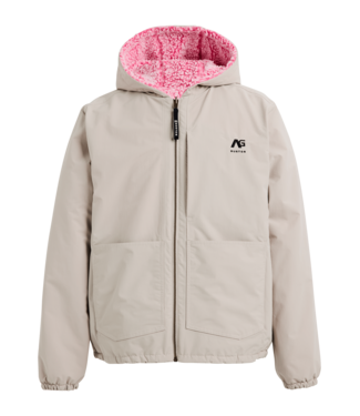 BURTON BURTON [AG] SPEAKOUT SHERPA REVERSIBLE JACKET STONE GREY/ PLUSH PINK 2026
