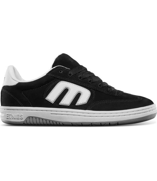 ETNIES MENS LOCUT SHOE BLACK/WHITE