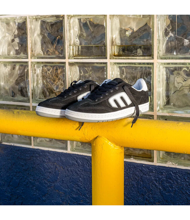 ETNIES MENS LOCUT SHOE BLACK/WHITE