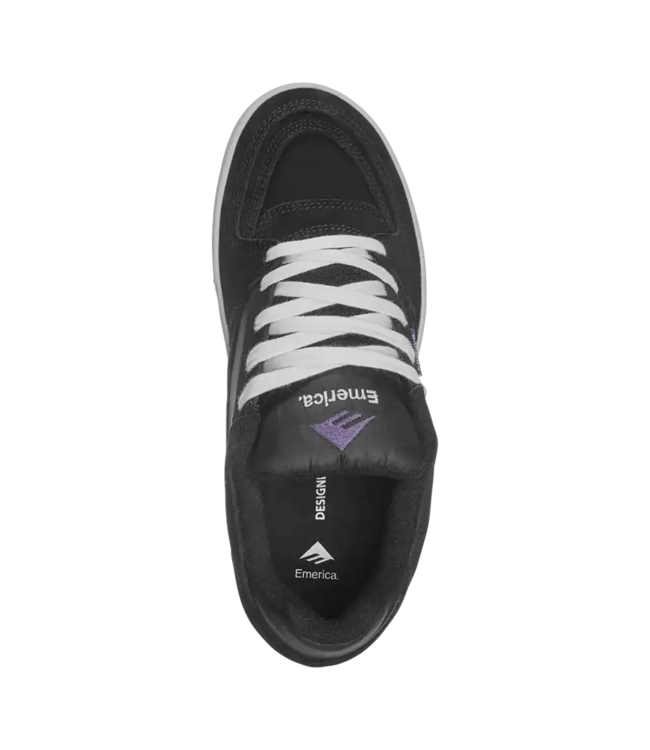 EMERICA MENS MUTE SHOE BLACK/WHITE/GUM