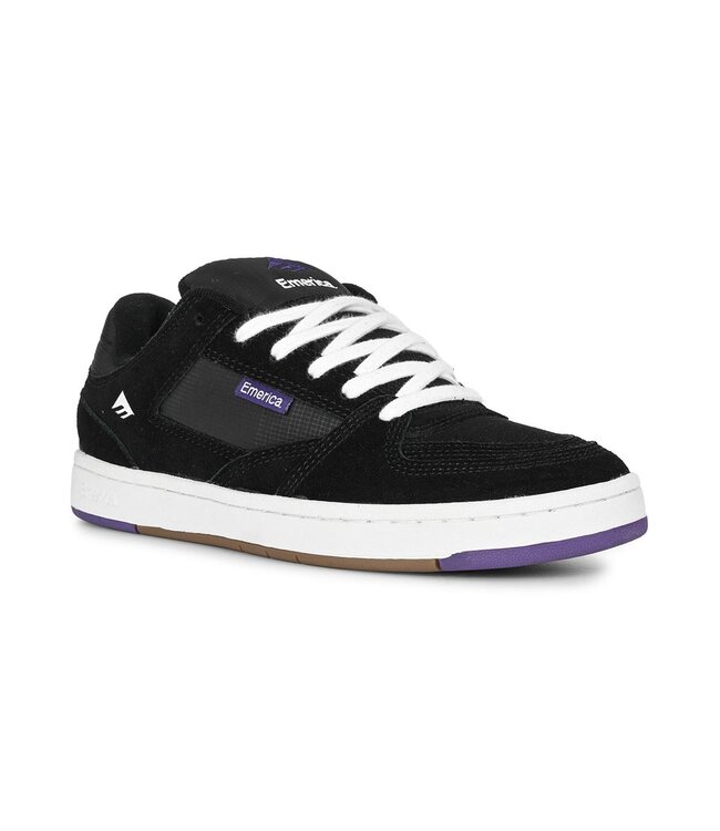 EMERICA MENS MUTE SHOE BLACK/WHITE/GUM
