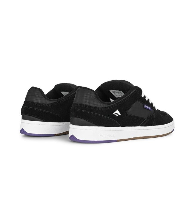 EMERICA MENS MUTE SHOE BLACK/WHITE/GUM