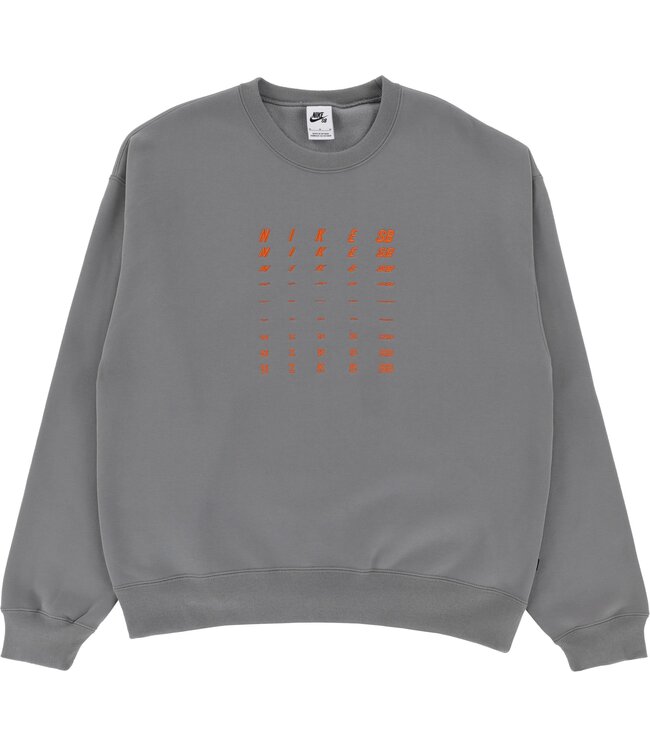 NIKE SB MENS FADE GFX CREW NECK SMOKE GREY