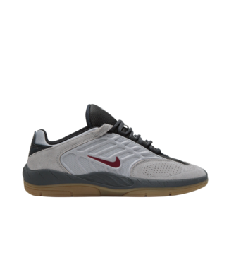 NIKE SB MENS VERTEBRAE SHOE LIGHT SMOKE GREY/DARK TEAM RED