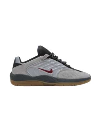 NIKE SB NIKE SB MENS VERTEBRAE SHOE LIGHT SMOKE GREY/DARK TEAM RED