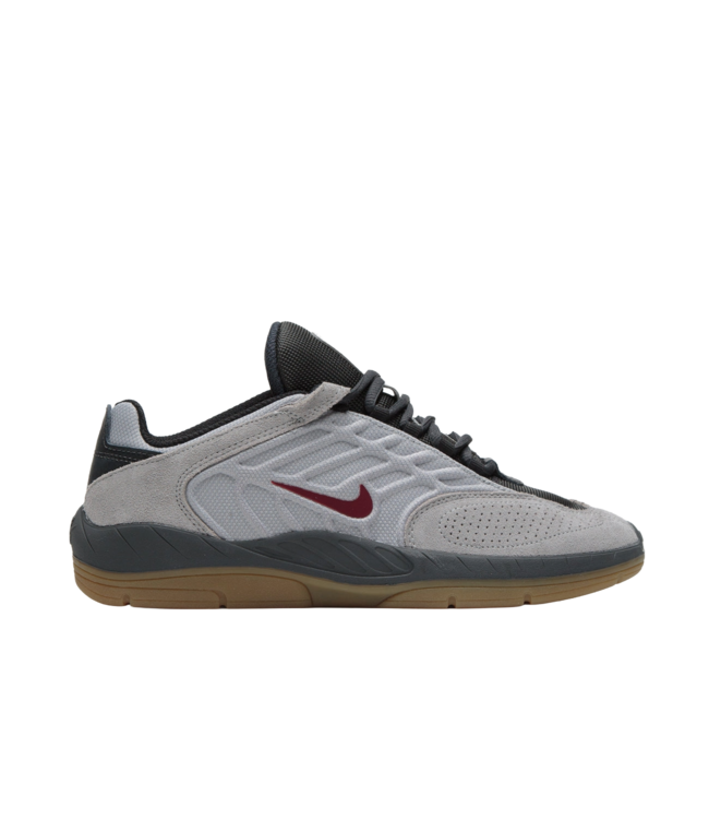 NIKE SB MENS VERTEBRAE SHOE LIGHT SMOKE GREY/DARK TEAM RED