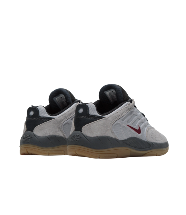 NIKE SB MENS VERTEBRAE SHOE LIGHT SMOKE GREY/DARK TEAM RED