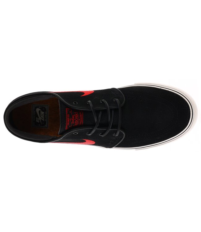 NIKE SB MENS ZOOM JANOSKI OG+ SHOES BLACK/UNI RED/BLACK