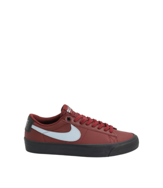 NIKE SB NIKE ZOOM BLAZER LOW PRO GT SHOES DARK TEAM RED/ ARMORY BLUE