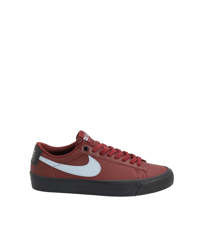 NIKE ZOOM BLAZER LOW PRO GT SHOES DARK TEAM RED/ ARMORY BLUE