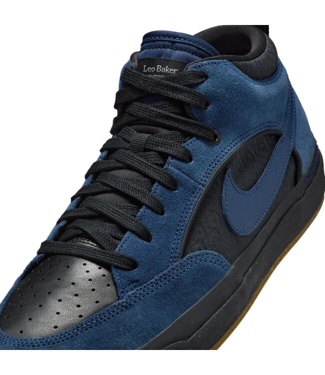 NIKE SB REACT LEO SHOES (401) NAVY/BLACK