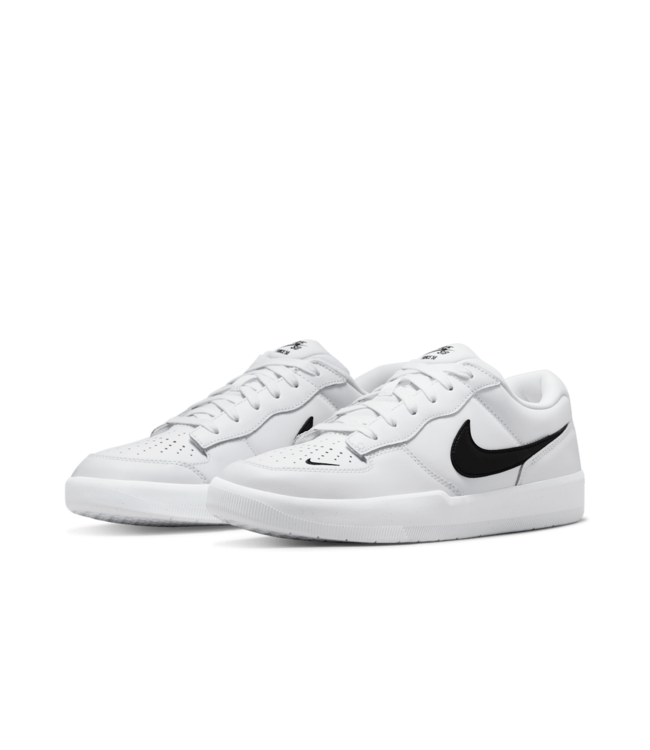 NIKE SB MENS FORCE 58 PREMIUM SHOE (100) WHITE/WHITE/WHITE