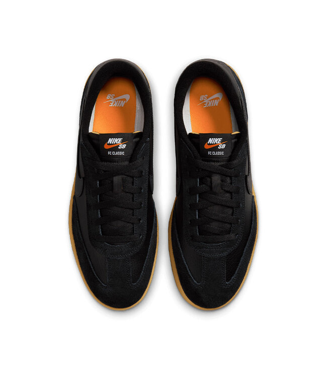 NIKE SB MENS FC CLASSIC SHOES (008) BLACK/ANTHRACITE-BLACK/ VIVID ORANGE