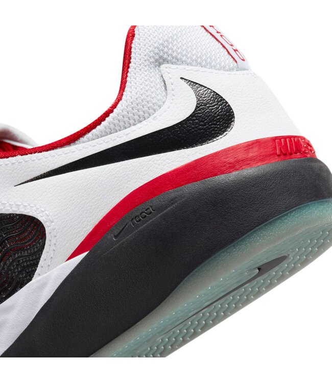 NIKE SB MENS ISHOD PREMIUM SHOE (100) WHITE/BLACK-UNIVERSITY RED-BLACK