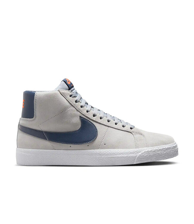NIKE SB MENS ZOOM BLAZER MID (004) WOLF GREY/MIDNIGHT NAVY