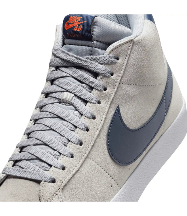 NIKE SB MENS ZOOM BLAZER MID (004) WOLF GREY/MIDNIGHT NAVY