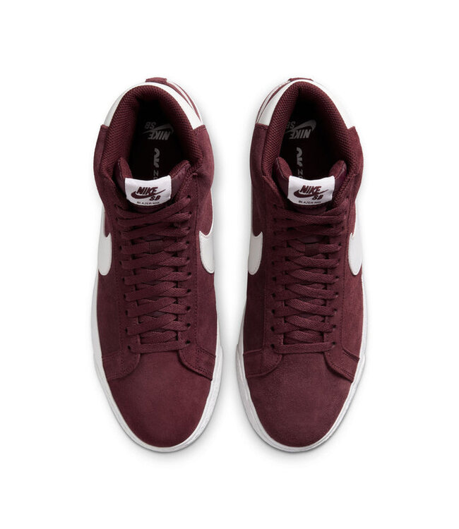 NIKE SB MENS ZOOM BLAZER MID (600) BURGUNDY CRUSH/SUMMIT WHITE