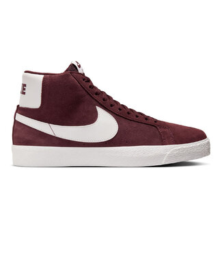 NIKE SB MENS ZOOM BLAZER MID (600) BURGUNDY CRUSH/SUMMIT WHITE