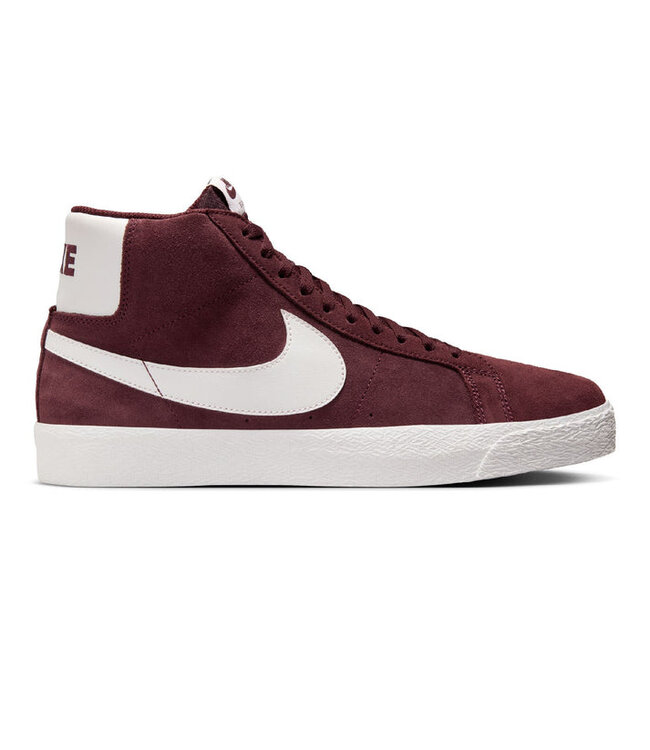 NIKE SB MENS ZOOM BLAZER MID (600) BURGUNDY CRUSH/SUMMIT WHITE