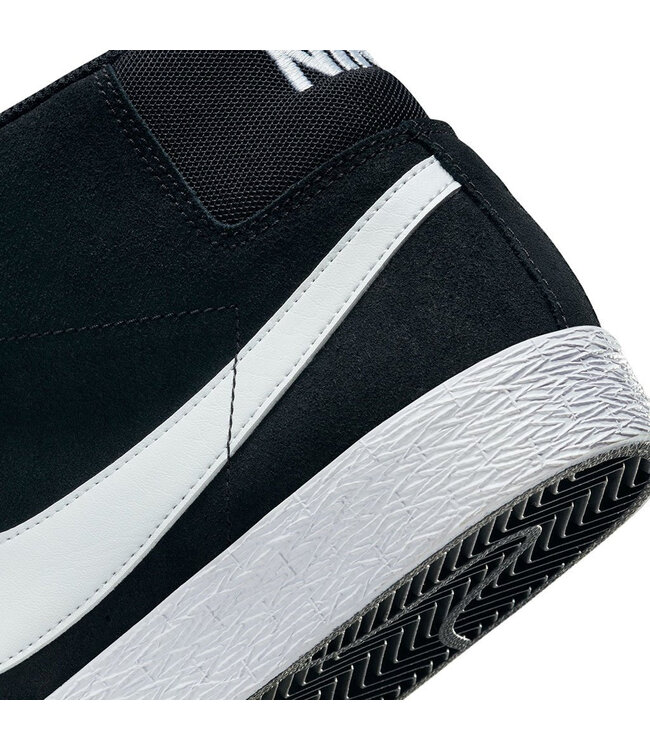 NIKE SB MENS ZOOM BLAZER MID (002) BLACK/WHITE-WHITE
