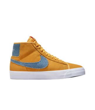 NIKE SB MENS ZOOM BLAZER MID PRO GT UNI GOLD/GAME ROYAL
