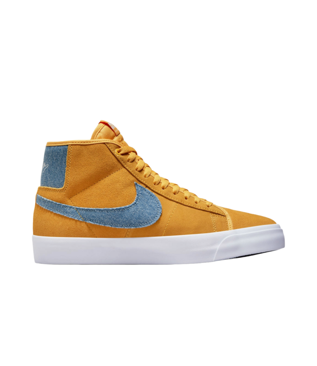 NIKE SB MENS ZOOM BLAZER MID PRO GT UNI GOLD/GAME ROYAL